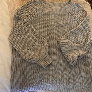 Aerie sweater. Size small. Light grayish-blue.